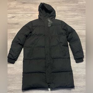 NWT Orolay Women’s Longline Down Parka - 90% Down Fill - Black - Medium